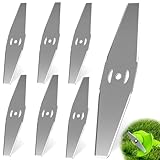TXXATX 6 Stück Rasentrimmer Messer Metall Freischneider Messer...