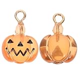 Healeved 2 Stück Halloween Kürbis Charms Anhänger für Diy...