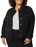 Amazon Essentials Damen Jeansjacke (erhältlich in Übergröße), Schwarze...
