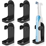 HOMMAND 4 Pack Elektrische Zahnbürstenhalter zur Wandmontage, Stark...
