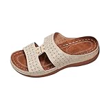 ZTFYKLIN Damen Sommerschuhe Keil Sommerschuhe, Lässig, Bequem, Offene...