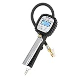 Wiltec Digitaler Reifendruckprüfer 0-10 bar Reifenfüllpistole 4 Einheiten...