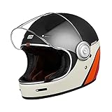 ORIGINE Full Face Integral Motorradhelm Vintage Retro Style Fiberglas Crash...
