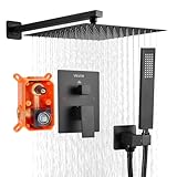 VEVOR Duscharmatur Regenduschsystem fürs Badezimmer Duschsystem mit 305 mm...