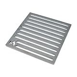 Grillrost.com Das Original Ofenrost 22x22cm aus massivem Stahl - Kein Guss...