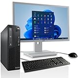 Lenovo PC Komplett-Paket i5 + 24-Zoll TFT - Silent Business Office Computer...