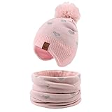 XIAOHAWANG Baby Strickmütze Winter Babymütze Junge Warme Kindermütze...