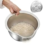 Hogvinnatil Schüssel zum Waschen von mit Sieb, multifunktional aus...