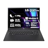 2024 LG gram Pro 16 Zoll Notebook - 1199g Intel Core Ultra7 Laptop (16GB...