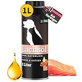 Lachsöl Hunde 1L, Lachsöl Katze mit Omega 3 & 6, norwegisches Lachs Öl...