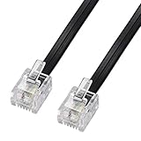 ecabo 10086 3m Modularkabel Telefonkabel – 2x RJ11 Stecker –...