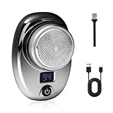 Mini Rasierer Herren Elektrisch, 6-Klingen Trockenrasierer mit...