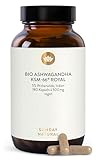 SUNDAY NATURAL® Bio Ashwagandha Kapseln - KSM-66® ROYAL – Hochdosiert...