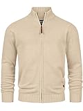 Indicode Herren INLut Strickjacke mit Stehkragen und Reißverschluss |...