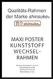 Wechselrahmen für Maxi-Poster der Grösse 61x91,5 cm aus Kunststoff....