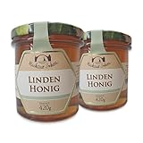 Lindenhonig 2x 420g in Premium Qualität | 100% naturbelassener Bienenhonig...