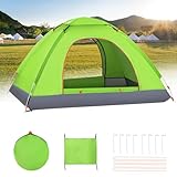 Lishetimig Campingzelt, automatisches 2-3-Mann-Personen-Instant-Zelt,...