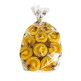 Geschenkset mit echten Bienenwachs-Kerzen 10x Bienenwachs Teelichter 1x...