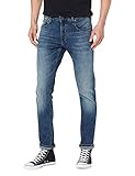 G-STAR RAW Herren 3301 Slim Jeans, Blau (vintage medium aged...