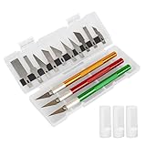 WOLMIK 3 Stück Cutter für DIY Art Work Cutting, Skalpell mit 10...