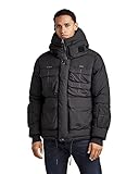 G-STAR RAW Herren Field Hooded Puffer Jacke, Schwarz (dk black...