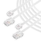 XMSJSIJ RJ11 zu RJ45 Telefonkabel RJ11 Telefon zu RJ45 Ethernet Modem Daten...