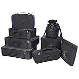 Koffer Organizer Reise Kleidertaschen 8 Sets/7 Farben Travel Gep?ck...