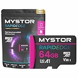Mystor Micro-SD-Speicherkarte für Samsung A16, A24, A34, A15, A25, A35,...