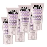 BALI CURLS Strong Hold Flaxseed Gel 6x150ml – Extra starkes Scrunch-Gel...