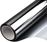 FILMGOO Spiegelfolie Fenster Sichtschutz - Selbstklebend, Anti-UV,...