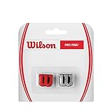 Wilson Logo-Vibrationsdämpfer für Tennisschläger, Pro Feel, 2er Pack,...