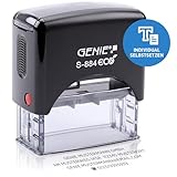 GENIE S-884 ECO Stempel Set mit Stempelkissen | Adressstempel |...