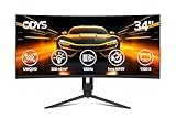 ODYS Gaming Monitor XP34 PRO-X - 34 Zoll (86 cm), Curved (1500R), 180 Hz,...