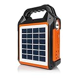 EASYmaxx Solar-Generator Kit 4500mAh | 2 Auflademodi: Solarpanel oder USB |...