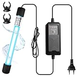 WIYETY Aquarium UV Sterilisator Lichtwith Timer, 13w Home UV Light...