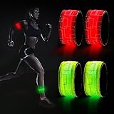 DazSpirit 4 Stück LED Armband, Batterieleistung LED leucht Armbänder...