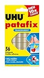 UHU Patafix transparent, Durchsichtige, doppelseitige Klebepads für...