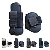 RL24 - Gamaschen & Streichkappen (4er Set) – Pferdebeinschutz mit...