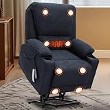 Aufstehsessel für Senioren, Liegesessel mit Massagegerät und...