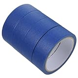 SEWOART 4 Rollen blaues Abdeckband DIY-Bastelband Malerband aus Papier...