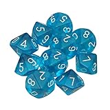 Polyhedral Dice Set, 10 Pack for DND, MTG, RPG, Dungeons and Dragons Dice...