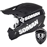 WYXAXNM Motocross Fullface MTB Helm für Kinder, Motorrad Helm Motocross...