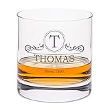 Leonardo Whiskyglas mit Gravur - Ornament Design - Personalisiert mit Name...