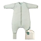 molis&co. Baby-schlafsack mit Füßen, abnehmbare Ärmel und Socken. 2.5...