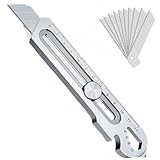 SHUNCHG Schweres Mehrzweck Gebrauchsmesser, 2024 Profi Cuttermesser, Mit 10...