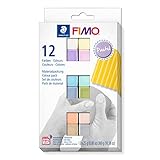 STAEDTLER ofenhärtende Modelliermasse FIMO soft in Pastell Farben, weich...