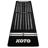 KOTO Check Out Carpet 285 X 80 cm - Professionelle Dartmatte zum Schutz des...