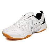 JiuQing Herren Badmintonschuhe Pickleball Tischtennisschuhe Leichtgewicht...