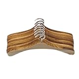FRCOLOR 12 Stück Mini Holzkleiderbügel für Puppenkleidung Natürliche...