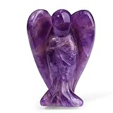 XIANNVXI Schutzengel Geschenk Amethyst Engel Figur Heilung Kristall...